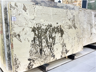 Alpinus Crystal Luxurious Granite Slabs For Wall-Cladding