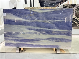 Azul Tropical Brazil Quartzite Polished Wall-Cladding  Slabs