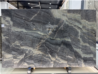Azzurro Quartzite Polished Brazil Luxurious Quartzite Slabs