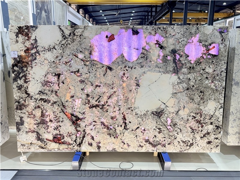 Big Crystal Tourmaline Patagonia Brazilian Quartzite Slabs