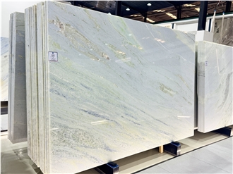 Blue Sky Brazil Polished Marble Slabs For Wall-Cladding