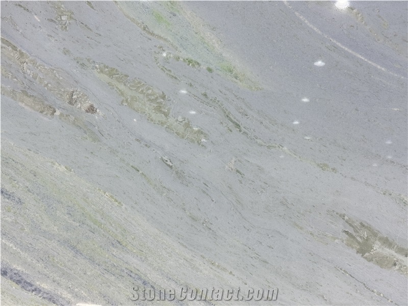 Blue Sky Brazil Polished Marble Slabs For Wall-Cladding