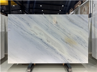 Calcita Azul Polished Crystal Marble Slabs For Wall-Cladding