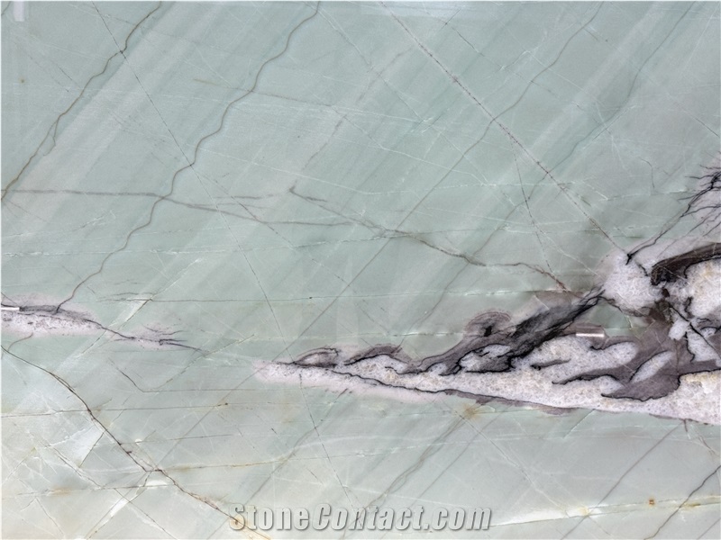 Cristallo Tiffany Polished Quartzite Pear Blossom Snow Slabs
