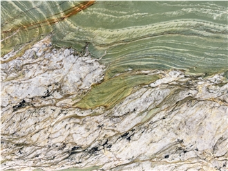 Cristallo Twilight Vivid Green Maestro Quartzite Slabs
