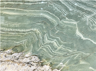 Cristallo Twilight Vivid Green Maestro Quartzite Slabs