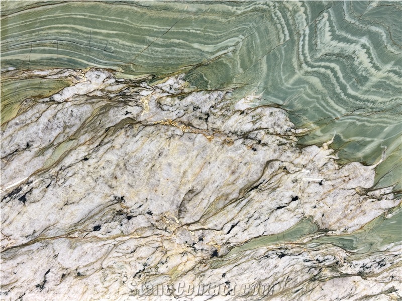 Cristallo Twilight Vivid Green Maestro Quartzite Slabs
