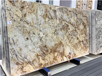 Golden Crystal Patagonia Brazilian Polished Quartzite Slabs