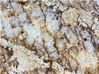 Golden Crystal Patagonia Brazilian Polished Quartzite Slabs