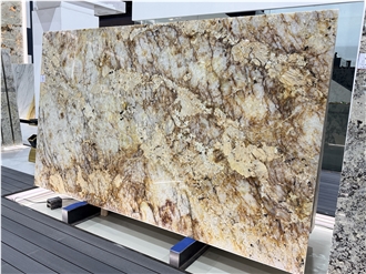 Golden Crystal Patagonia Brazilian Polished Quartzite Slabs