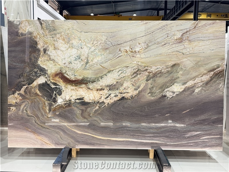 High Quality Macaubas Fantasy Brazilian Quartzite Slabs