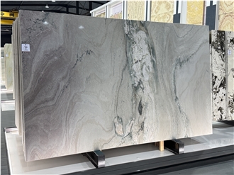 Macaubas Fantasy Aquarella Brazil Polished Quartzite Slabs
