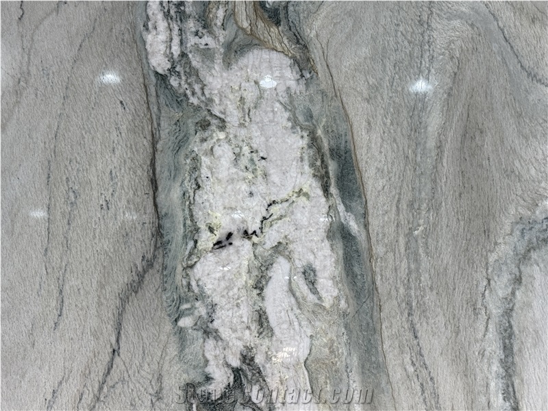 Macaubas Fantasy Aquarella Brazil Polished Quartzite Slabs