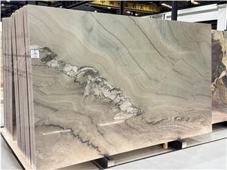 Macaubas Fantasy Blue Quartzite Slabs For Decorative
