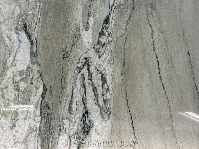 Macaubas Fantasy Brazil Quartzite Slabs For Wall-Cladding