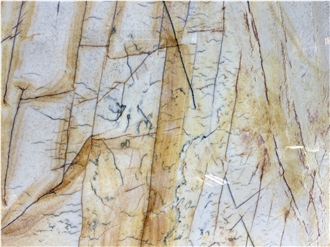 Macaubas Fantasy Gold Veins Brazilian Quartzite Slabs