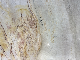 Macaubas Fantasy Gold Veins Brazilian Quartzite Slabs