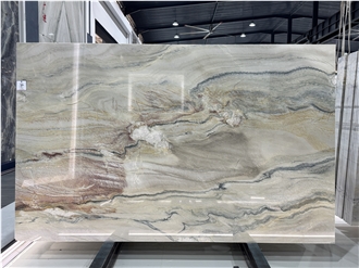 Macaubas Fantasy Polished Quartzite Slabs For Wall-Cladding Macaubas Fantasy Polished Quartzite Slabs For Wall-Cladding