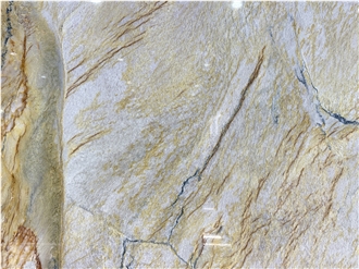 Macaubas Fantasy Quartzite Golden Veins Polished Slabs