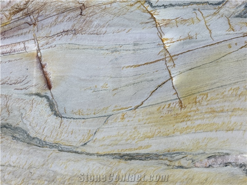Macaubas Fantasy Rainbow Impression Polished Quartzite Slabs