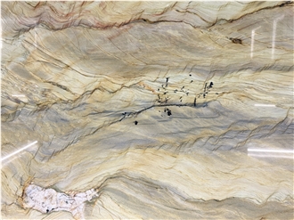 Macaubas Gold Fusion Brazilian Polished Quartzite Slabs