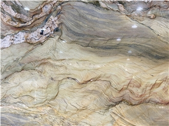 Macaubas Gold Fusion Brazilian Polished Quartzite Slabs