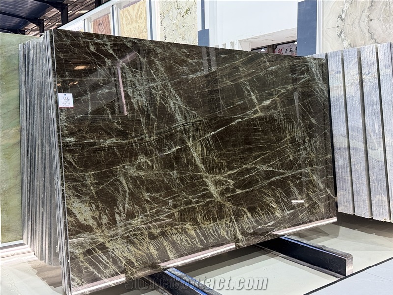 Madeirus Brown Brazilian Quartzite Polished Slabs