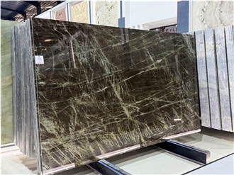 Madeirus Brown Brazilian Quartzite Polished Slabs