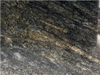 Metalicus Polished Brazil  Granite With Gold Veins Slabs