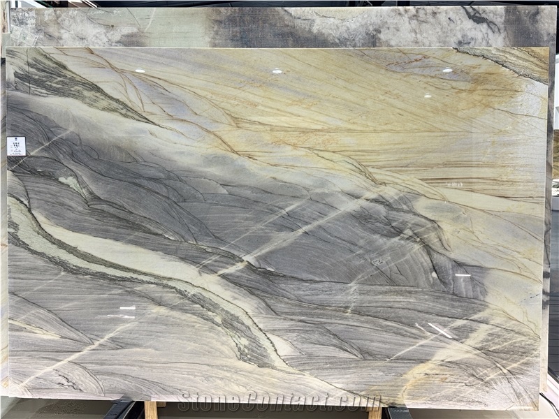 Nacaranda Bethany Blue Quartzite Slabs For Decorative