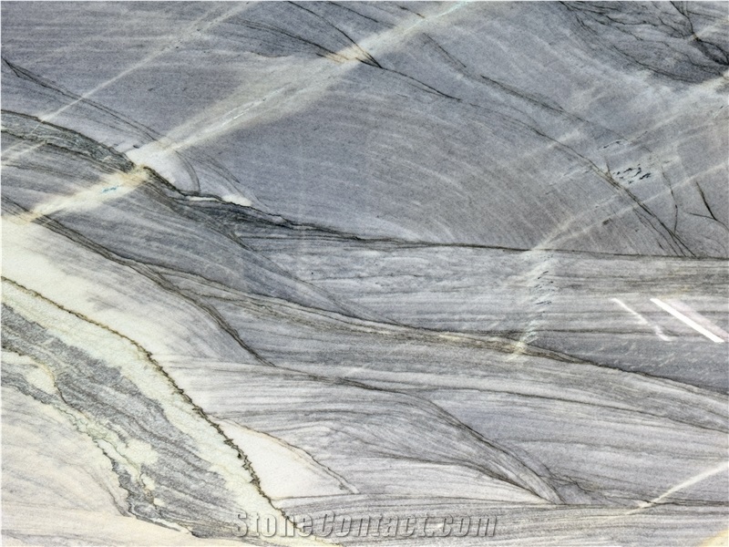 Nacaranda Bethany Blue Quartzite Slabs For Decorative