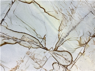 Roman Impression Quartzite Slabs With Blue Deep Root
