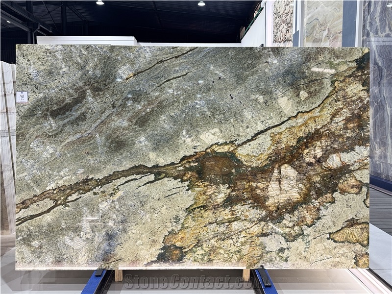 Shangri-La Golden Atlas Polished Granite Slabs