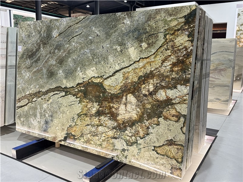 Shangri-La Golden Atlas Polished Granite Slabs