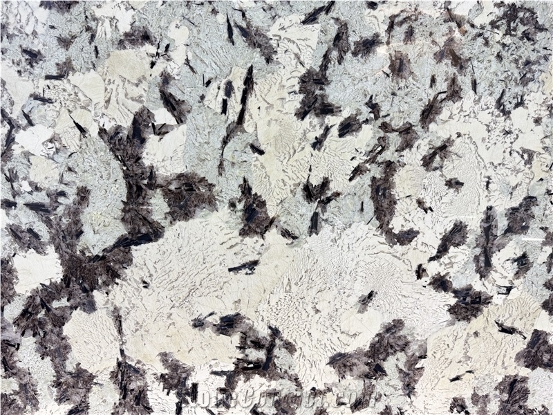 Splendor White Tourmaline Brazilian Polished Granite Slabs