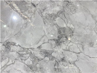 Super White Brazil Polished Quartzite Slabs For Wall-Cladding