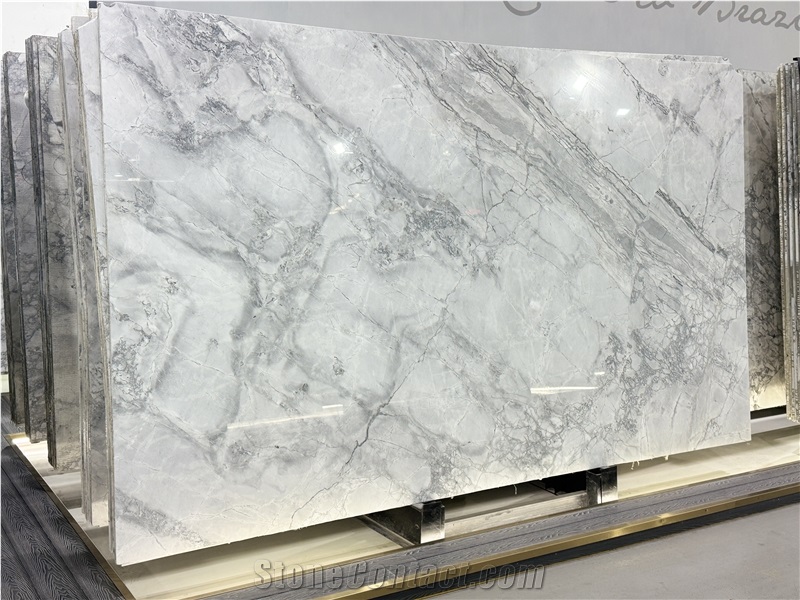 Super White Dolomite Grey Calacatta Brazil Quartzite Slabs