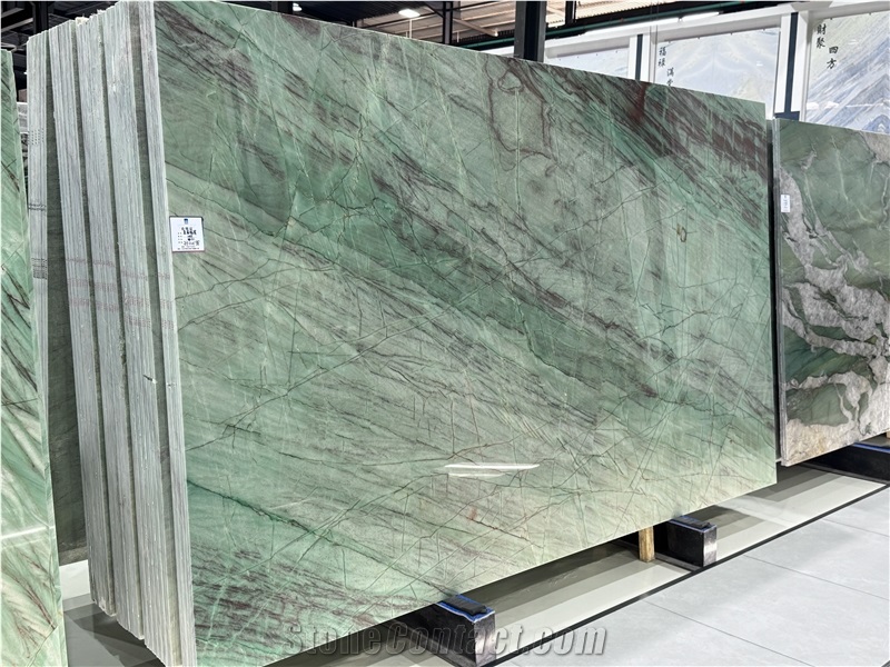 Verde Smeralda Emerald Green Quartzite Lake Placid Slabs
