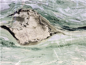 Victoria Green Grand Pattern Marble Slabs For Decorative