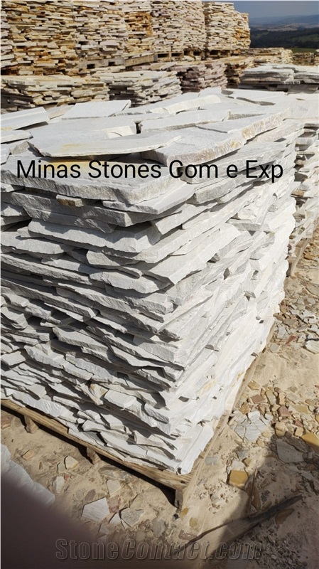 Sao Tome White Quartzite Flagstone