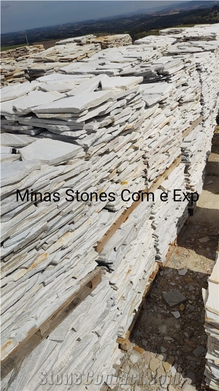 Sao Tome White Quartzite Flagstone
