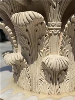 Italy Pietra Di Vicenza Limestone Roman Corinthian Columns