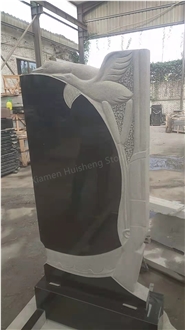 Absolute Black Granite Headstone Export To Russia