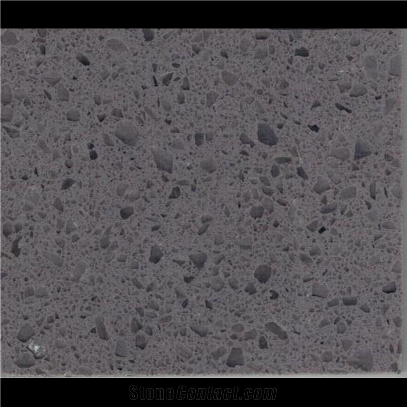 Sparkle Grey Quartz Slabs