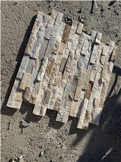 Po14 Yellow Slate  Wall Cladding Stone Veneer Panels