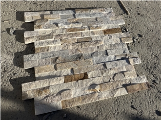 Po14 Yellow Slate  Wall Cladding Stone Veneer Panels