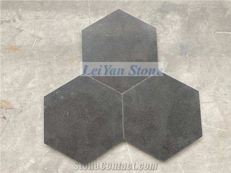 China Blue Limestone Tiles With Different Surfaces