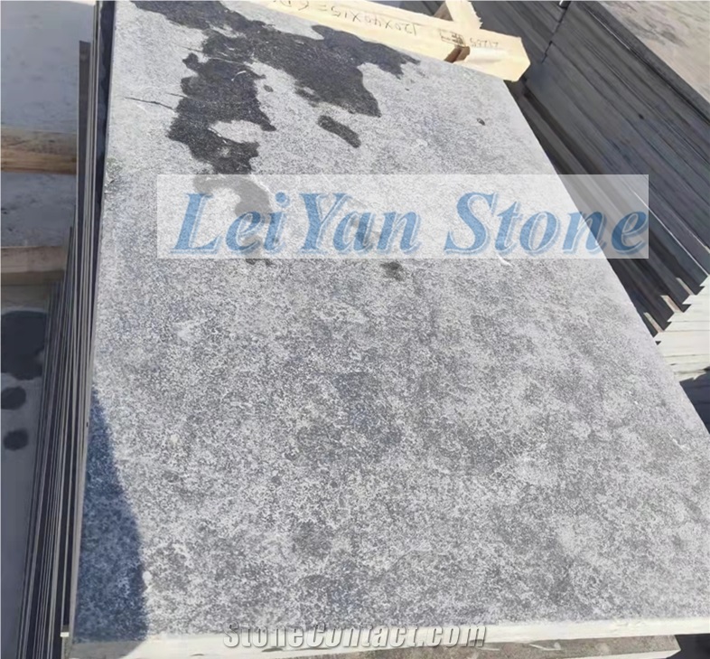 China Blue Limestone Tiles With Different Surfaces