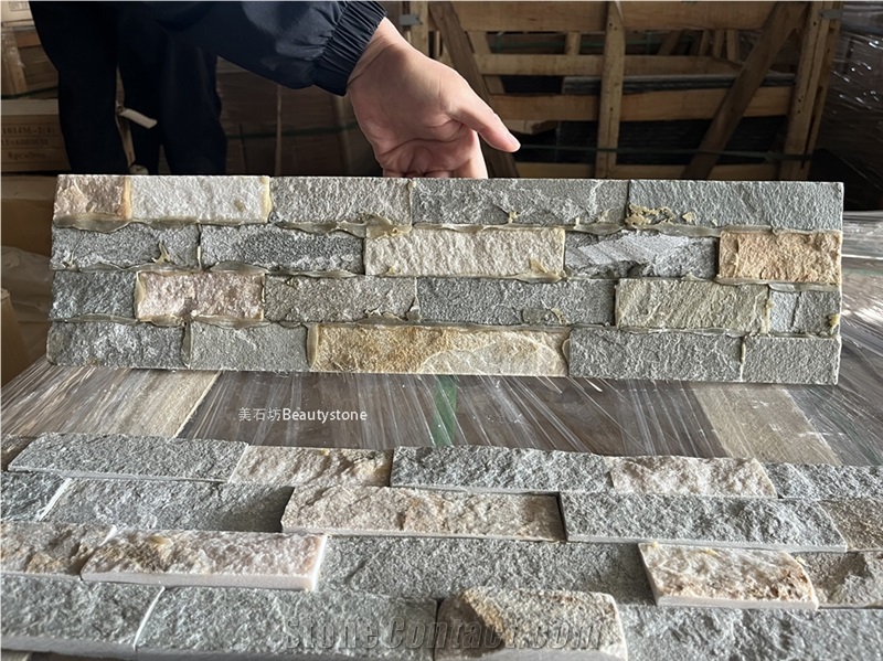 Natural Split Slate Wall Cladding Panels Stone