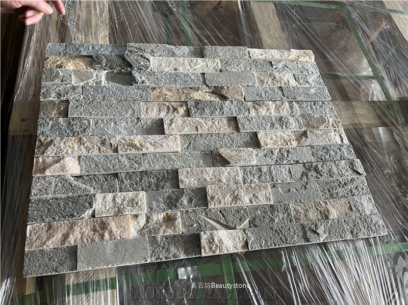 Natural Split Slate Wall Cladding Panels Stone